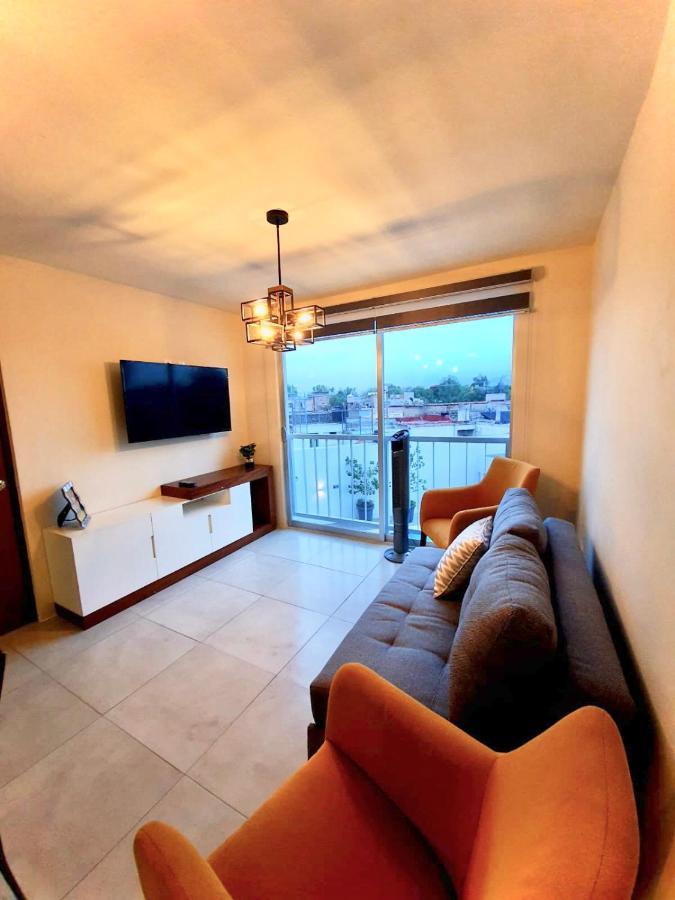 Departamento Nuevo Y Centrico Con Ambiente Familiar En Guadalajara Apartment Luaran gambar
